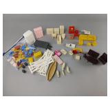 Plastic Dollhouse Furniture and Accessories