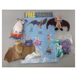 FernGully Movie Promo Lot with Plush Toys