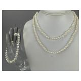 14K Freshwater Pearl Necklaces, PJS Pearl Bracelet