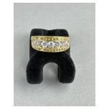 14K YG Round White & Yellow Diamond Men