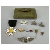 Military & Aviation Pins, Cuff Links, Military Sew
