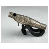 British Silver Flute Whistle Circa 1795-1805
