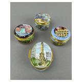 Designed by Tiffany & Co Halcyon Days Enamel Boxes