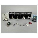 Silver Birthstone, Floral, Dog, and More Charms