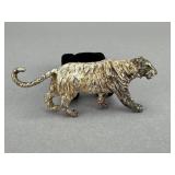 Sterling Silver Figural Tiger Pin/Brooch