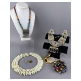 Necklaces, Bracelet, Mirror Powder Compact & More