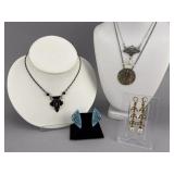 Pididdily Links Necklaces and Haskell Earrings