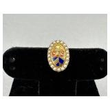 Burr, Patterson & Auld Custom Made Gold Crest Pin