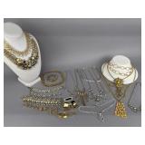 Gold/Silver Tone Necklaces, Bracelets & Earrings