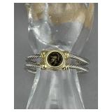 David Yurman Inspired Cable Cuff Bracelet