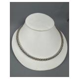 Sterling Silver Chain Link Rolo Style Necklace