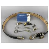 Cap Gun Key Rings, Brighton Museum Belt, Ring