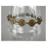 1964 Mini Penny Copper Bracelet  7 1/2