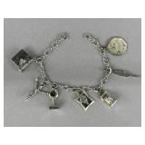 TOPS Charm Bracelet and Extra Charms, 1 Silver