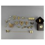 AJC, Mamselle, Monet, Trifari, Etc.. Brooches Pins