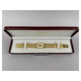 Belair Mother of Pearl Tank Style Watch in Box