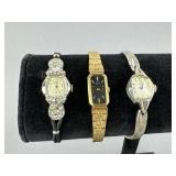 Seiko, Caravelle and Essex Ladies Wrist Watches