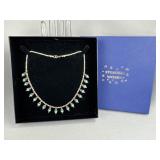 Sterling Works Silver Bead Turquoise Necklace