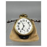 Illionis Open Face Bunn Special Pocket Watch