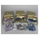 3 'LIKE NEW' Honora 64'' Endless Pearl Necklaces