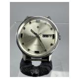 Zodiac Day/Date 17 Jewels Watch No Band **Runs**