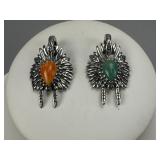 Sterling Silver American West Headdress Pendants
