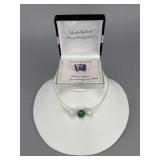 Silver Individuality Beads, 925 Cord Necklace