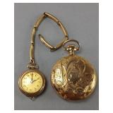 Women's Pocket Watches Elgin Wadsworth