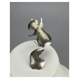 Raphagen Sterling Silver Squirrel Brooch, c. 1940s