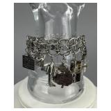 Charm Bracelet w/ Marked Sterling Charms