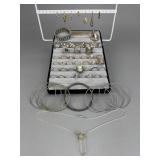 Silver Rose Gold Tone Rings, Bracelets, Earrings..