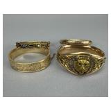 Antique GF & Mid 20th Century Hinged Bracelets