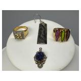 Sterling Silver Rings, Single Earring, Charm