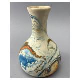 Nemadji Pottery Marbled Glaze Vase
