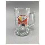 Budweiser Glass Beer Mug with Logo