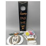 Seasonal Fall Hanging Decor Set