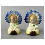 German Ceramic Figural Shakers
