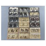 Multiple Series of Humorous 2 Card Set Stereoviews