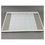 Magnetic Dry Erase Monthly Planner Board