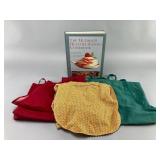 Healthy Eating Cookbook and Aprons Set