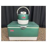 Coleman Cooler and Water Jug Set