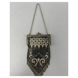 Metal Mesh Evening Bag with Chain Handle