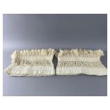Ivory Woven Fringe Table Runners