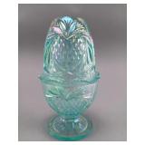 Fenton Glass Iridescent Pineapple Fairy Lamp