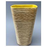 Shawnee USA Ceramic Vase with Yellow Interior