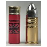 2 Novelty Ammo-Shaped Aftershave Bottles