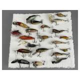 22 Vintage Fishing Lures Collection