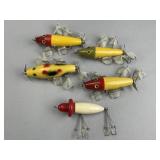 5 Replica Creek Chub & Novelty Lures