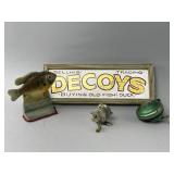 Fish Decor & Vintage Fishing Reels Lot