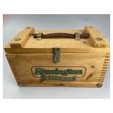 Remington Black Powder Ammunition Crate w/ Leather